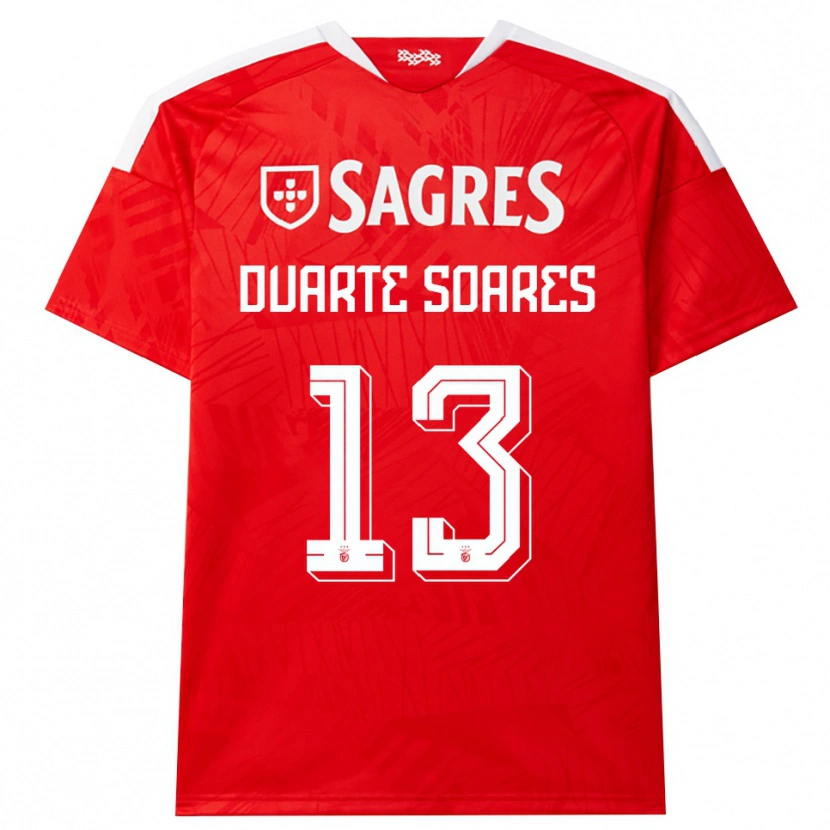 Danxen Herren Duarte Soares #13 Rot Weiß Gelb Heimtrikot Trikot 2026/27 T-Shirt Schweiz