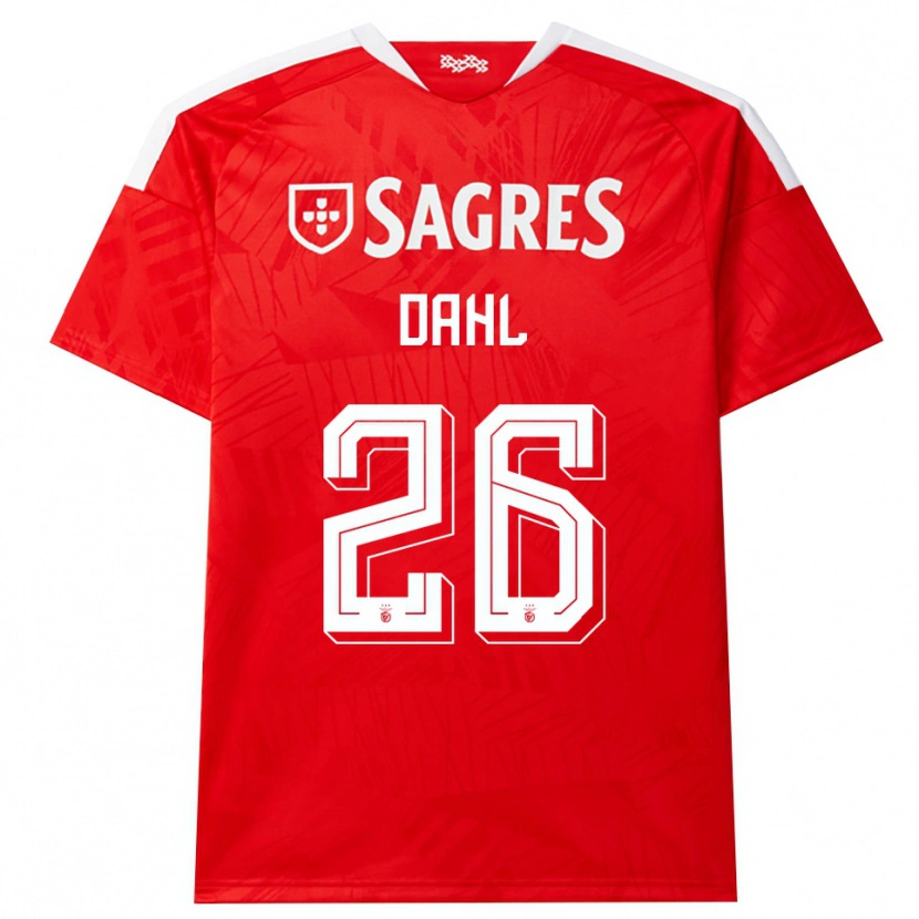 Danxen Herren Samuel Dahl #26 Rot Weiß Gelb Heimtrikot Trikot 2026/27 T-Shirt Schweiz
