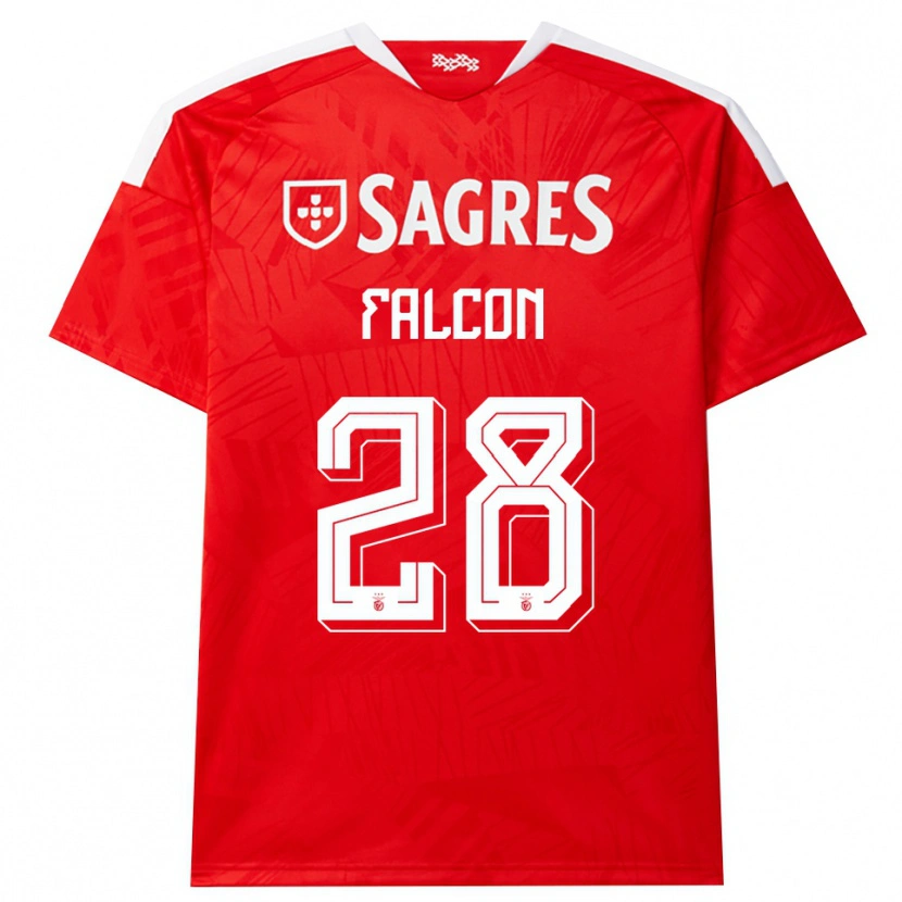 Danxen Herren Andrea Falcón #28 Rot Weiß Gelb Heimtrikot Trikot 2026/27 T-Shirt Schweiz