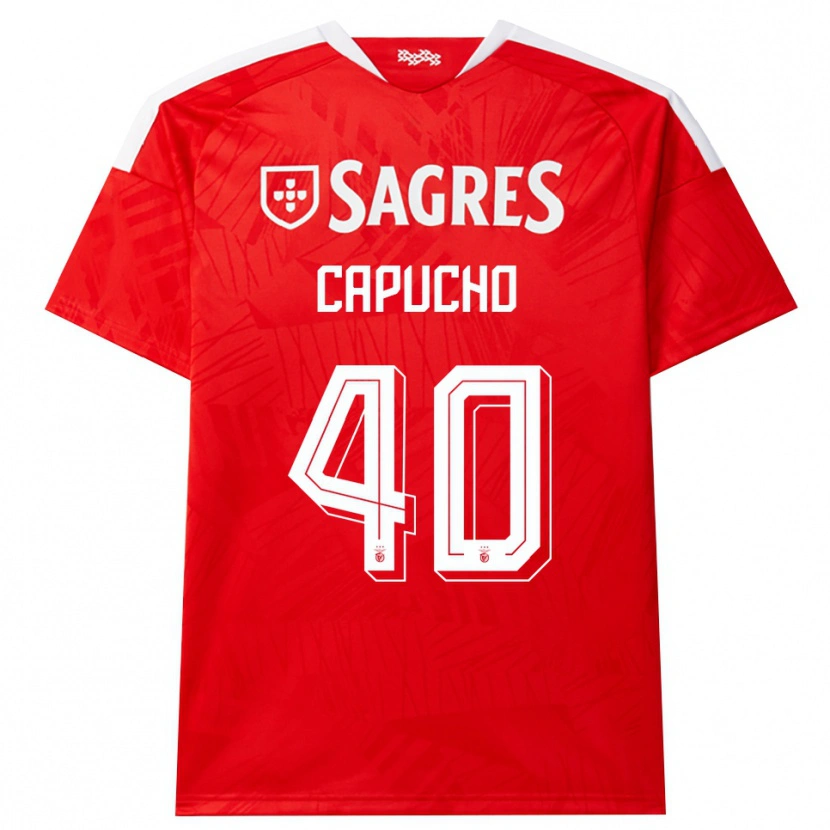 Danxen Herren João Capucho #40 Rot Weiß Gelb Heimtrikot Trikot 2026/27 T-Shirt Schweiz