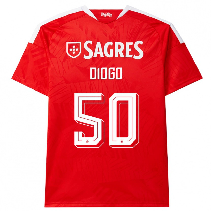 Danxen Herren Diogo Ferreira #50 Rot Weiß Gelb Heimtrikot Trikot 2026/27 T-Shirt Schweiz