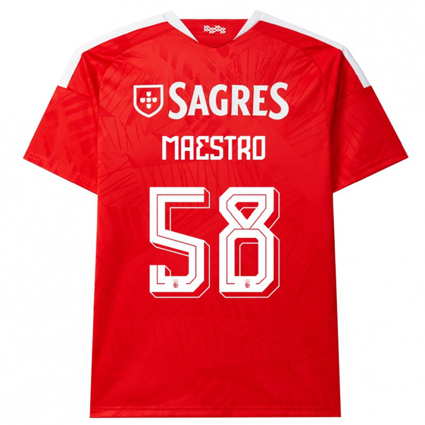 Danxen Herren Maestro #58 Rot Weiß Gelb Heimtrikot Trikot 2026/27 T-Shirt Schweiz