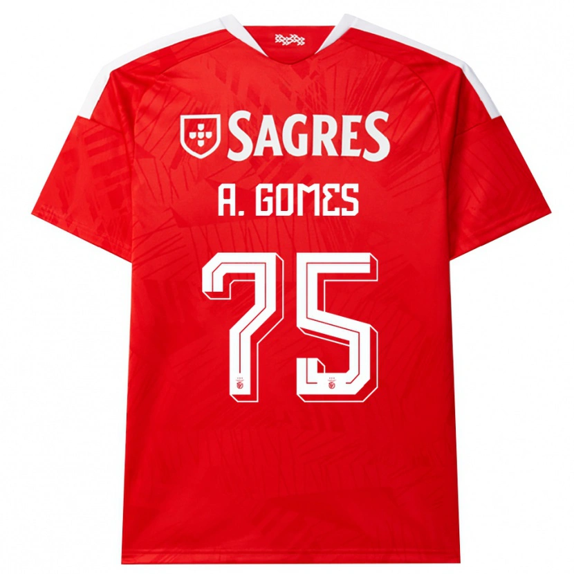 Danxen Herren André Gomes #75 Rot Weiß Gelb Heimtrikot Trikot 2026/27 T-Shirt Schweiz