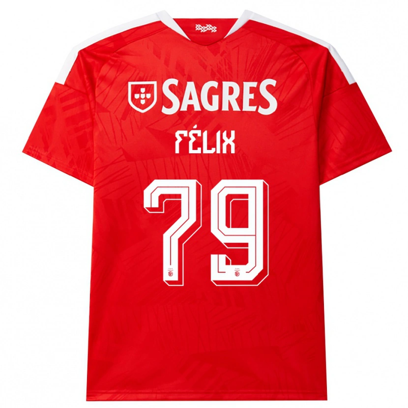 Danxen Herren Hugo Félix #79 Rot Weiß Gelb Heimtrikot Trikot 2026/27 T-Shirt Schweiz