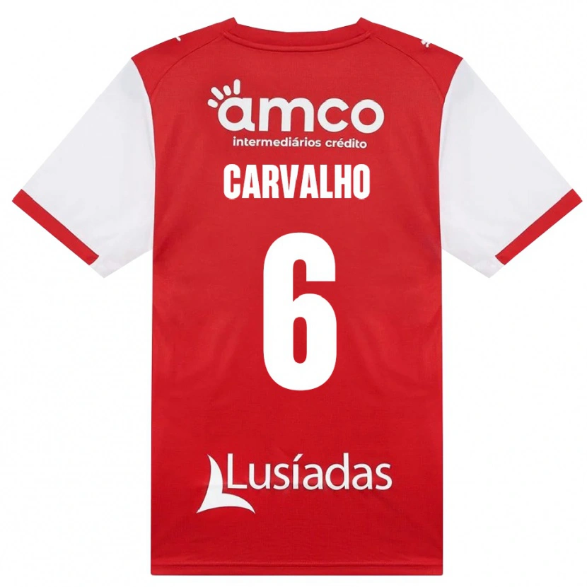 Danxen Herren Vítor Carvalho #6 Weiß Rot Schwarz Heimtrikot Trikot 2026/27 T-Shirt Schweiz