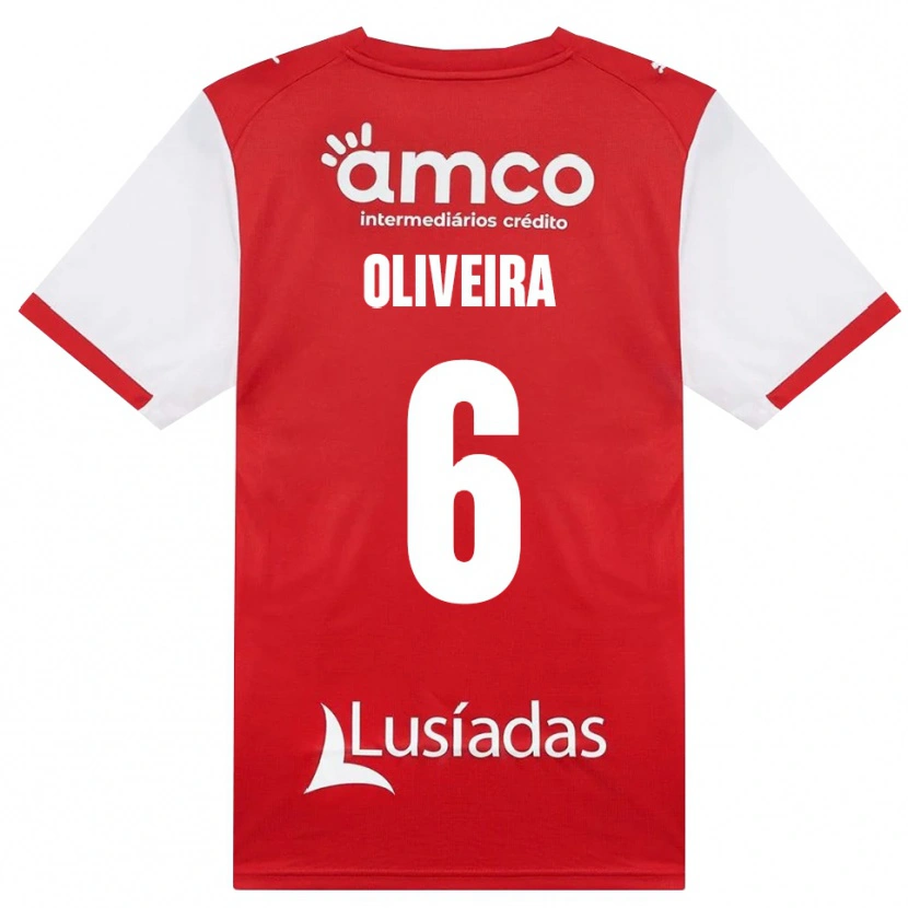 Danxen Herren Afonso Oliveira #6 Weiß Rot Schwarz Heimtrikot Trikot 2026/27 T-Shirt Schweiz