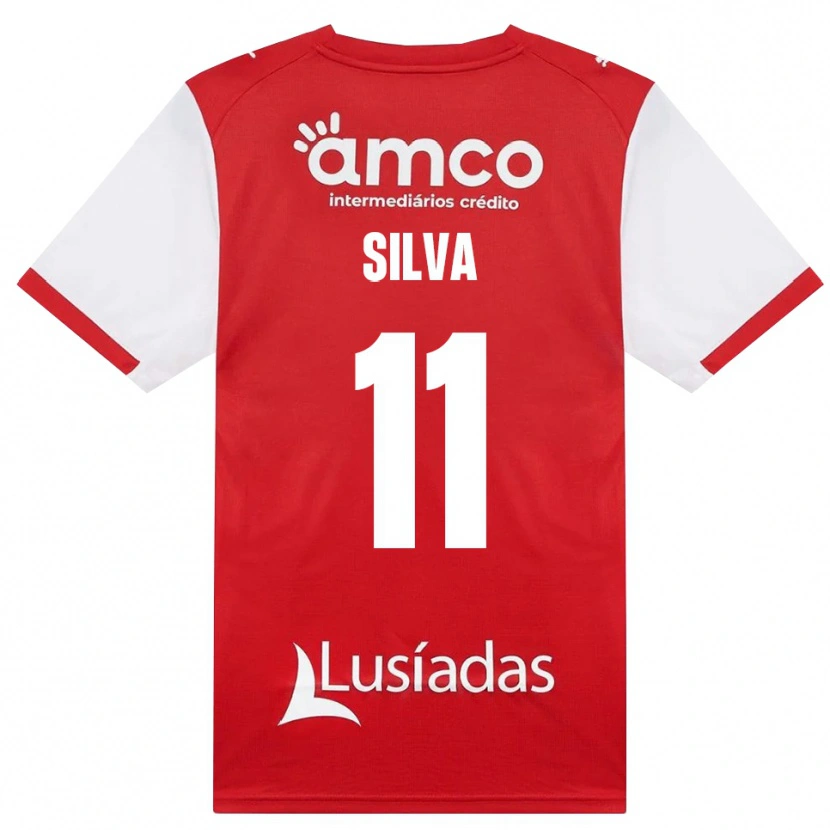 Danxen Herren Gabriel Silva #11 Weiß Rot Schwarz Heimtrikot Trikot 2026/27 T-Shirt Schweiz