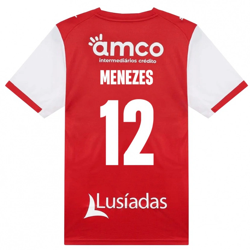 Danxen Herren Gabriel Menezes #12 Weiß Rot Schwarz Heimtrikot Trikot 2026/27 T-Shirt Schweiz