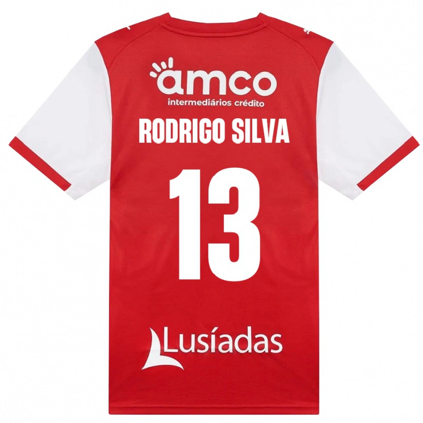 Danxen Herren Rodrigo Silva #13 Weiß Rot Schwarz Heimtrikot Trikot 2026/27 T-Shirt Schweiz