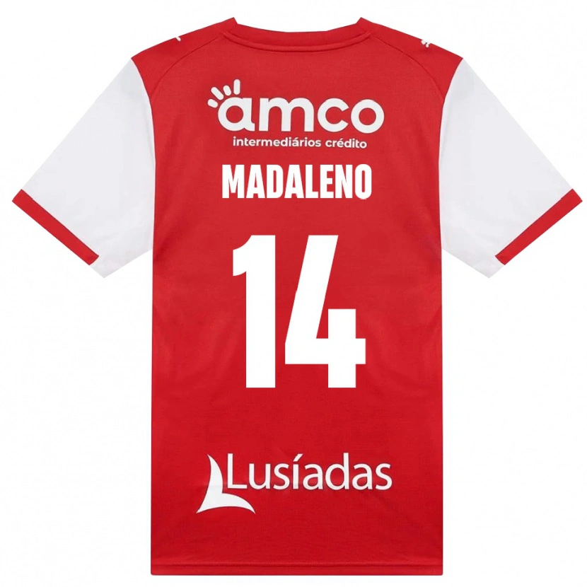 Danxen Herren Diogo Madaleno #14 Weiß Rot Schwarz Heimtrikot Trikot 2026/27 T-Shirt Schweiz
