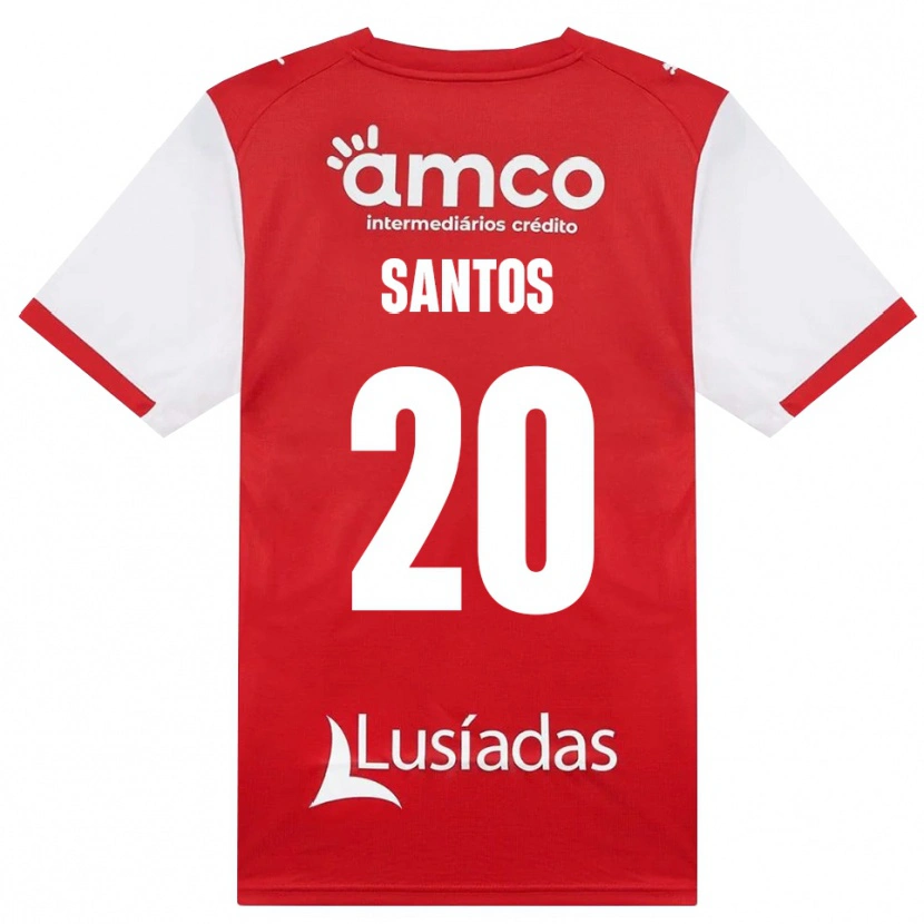 Danxen Herren Lourenço Santos #20 Weiß Rot Schwarz Heimtrikot Trikot 2026/27 T-Shirt Schweiz
