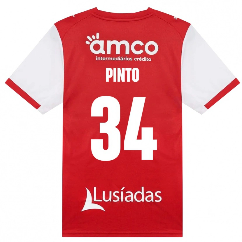 Danxen Herren Ana Pinto #34 Weiß Rot Schwarz Heimtrikot Trikot 2026/27 T-Shirt Schweiz