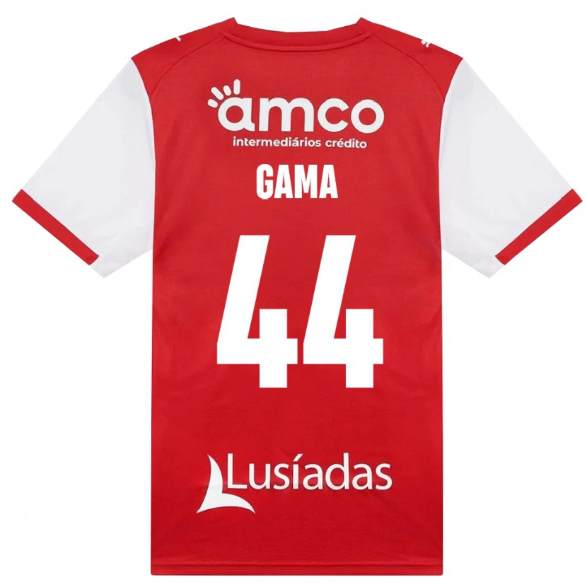 Danxen Herren Dinis Gama #44 Weiß Rot Schwarz Heimtrikot Trikot 2026/27 T-Shirt Schweiz