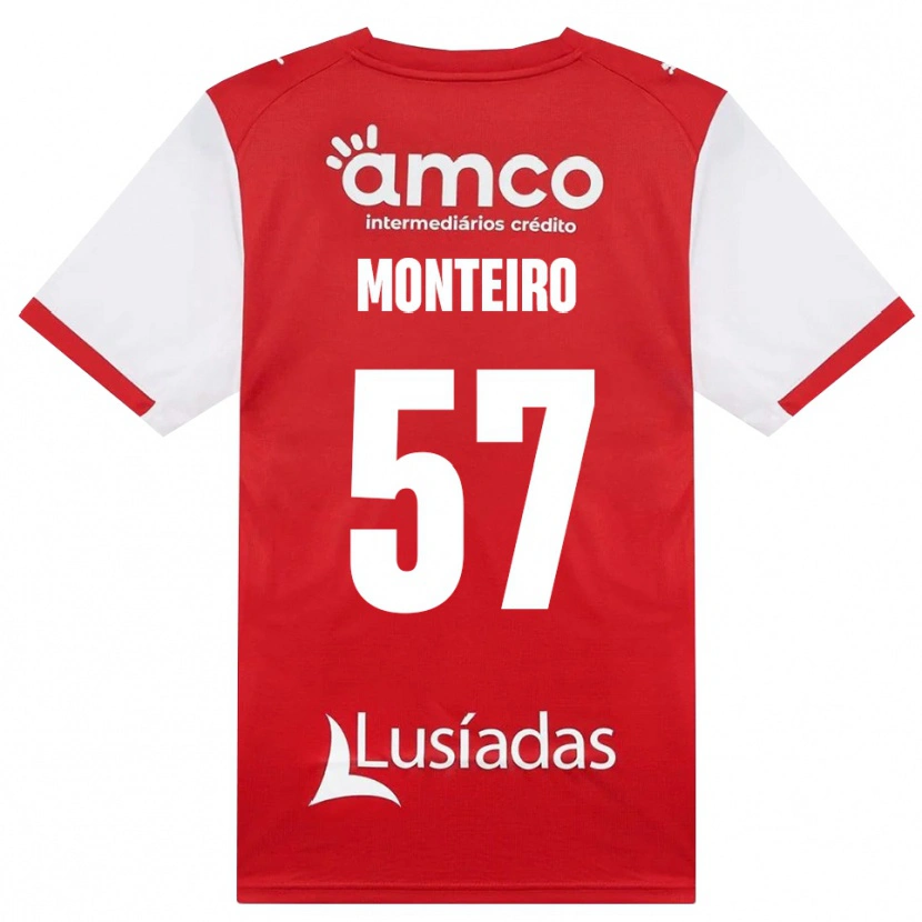 Danxen Herren Jordan Monteiro #57 Weiß Rot Schwarz Heimtrikot Trikot 2026/27 T-Shirt Schweiz