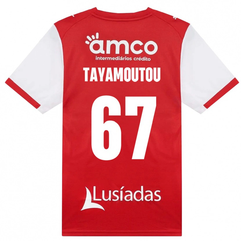 Danxen Herren Enzo Tayamoutou #67 Weiß Rot Schwarz Heimtrikot Trikot 2026/27 T-Shirt Schweiz