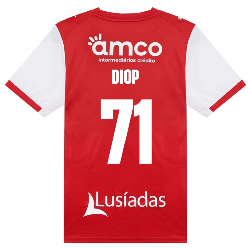 Danxen Herren Mamadou Diop #71 Weiß Rot Schwarz Heimtrikot Trikot 2026/27 T-Shirt Schweiz