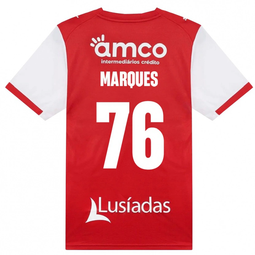 Danxen Herren Tomás Marques #76 Weiß Rot Schwarz Heimtrikot Trikot 2026/27 T-Shirt Schweiz