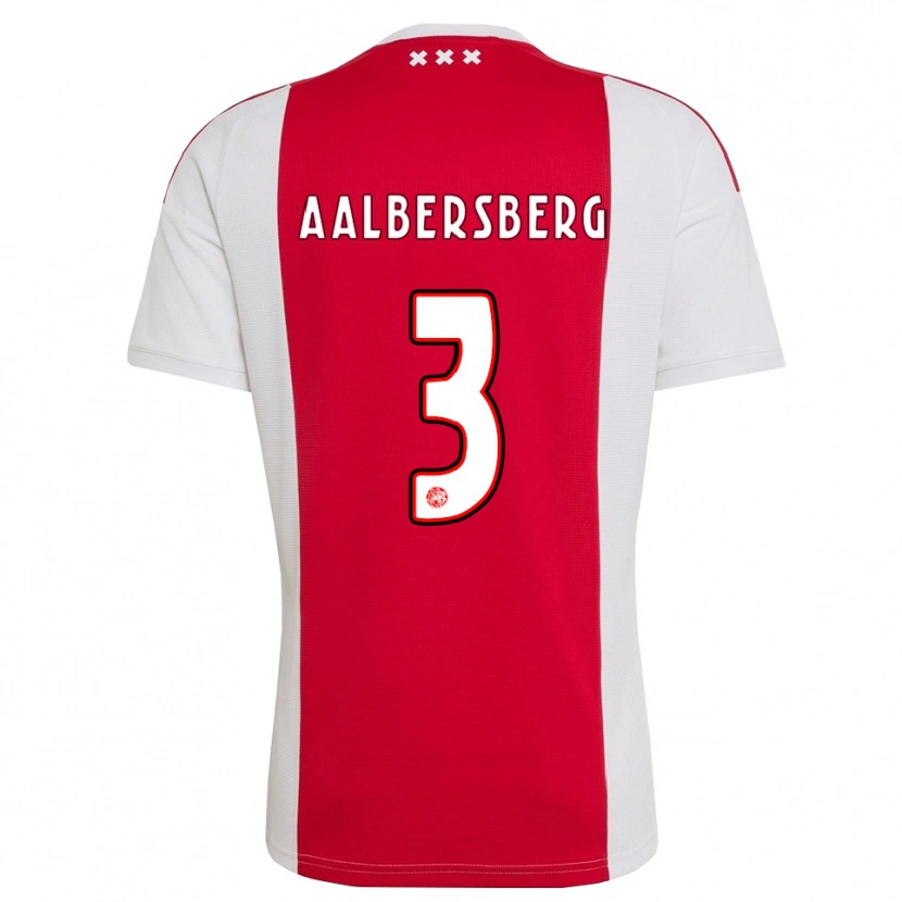 Danxen Herren Miles Aalbersberg #3 Rot Weiß Gelb Heimtrikot Trikot 2026/27 T-Shirt Schweiz