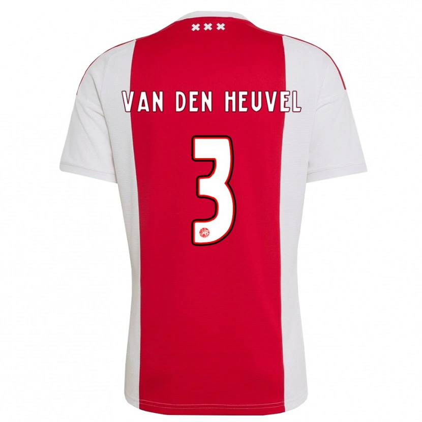 Danxen Herren Nino Van Den Heuvel #3 Rot Weiß Gelb Heimtrikot Trikot 2026/27 T-Shirt Schweiz