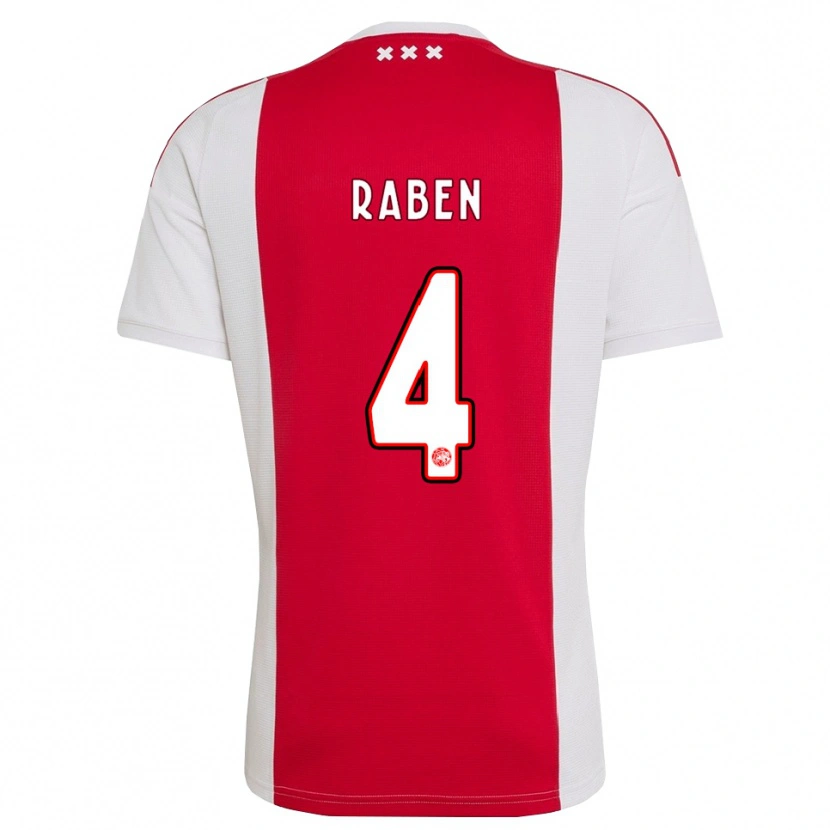 Danxen Herren Niall Raben #4 Rot Weiß Gelb Heimtrikot Trikot 2026/27 T-Shirt Schweiz