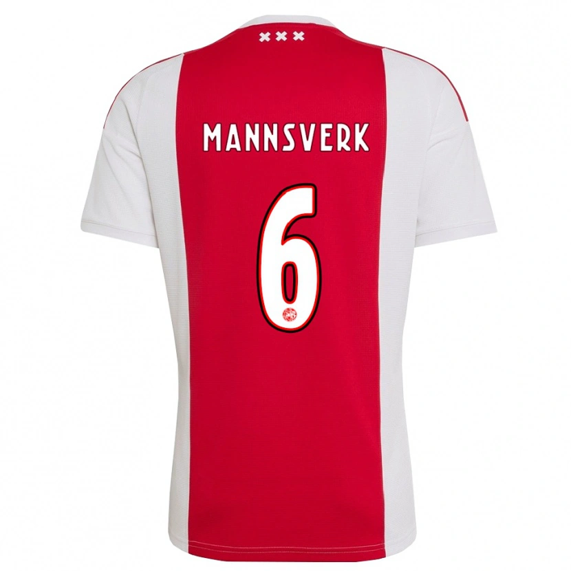 Danxen Herren Sivert Mannsverk #6 Rot Weiß Gelb Heimtrikot Trikot 2026/27 T-Shirt Schweiz