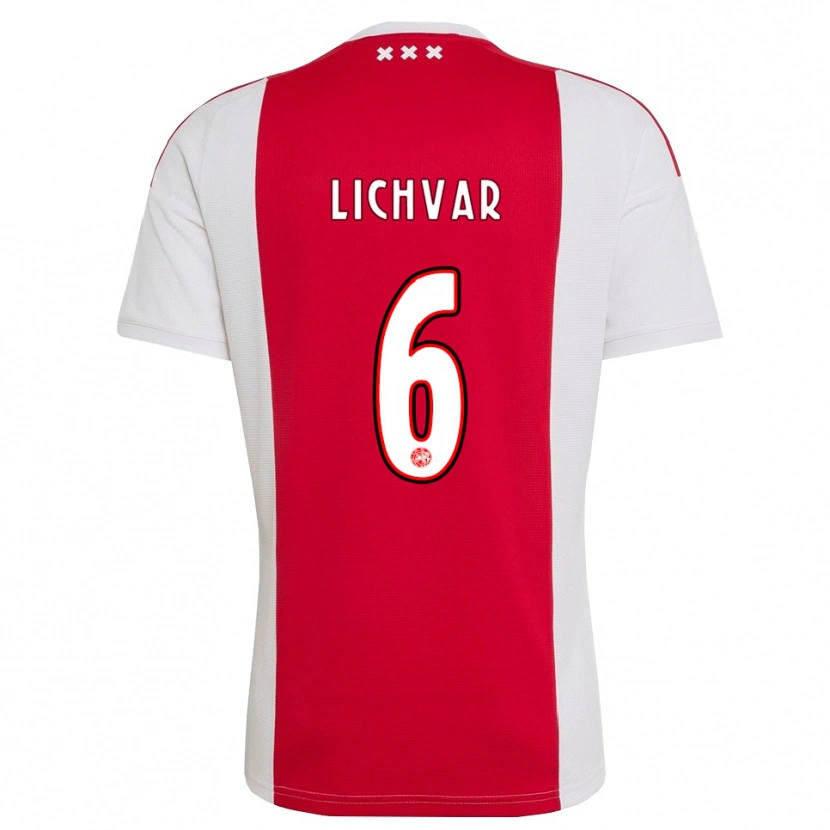 Danxen Herren Roman Lichvar #6 Rot Weiß Gelb Heimtrikot Trikot 2026/27 T-Shirt Schweiz