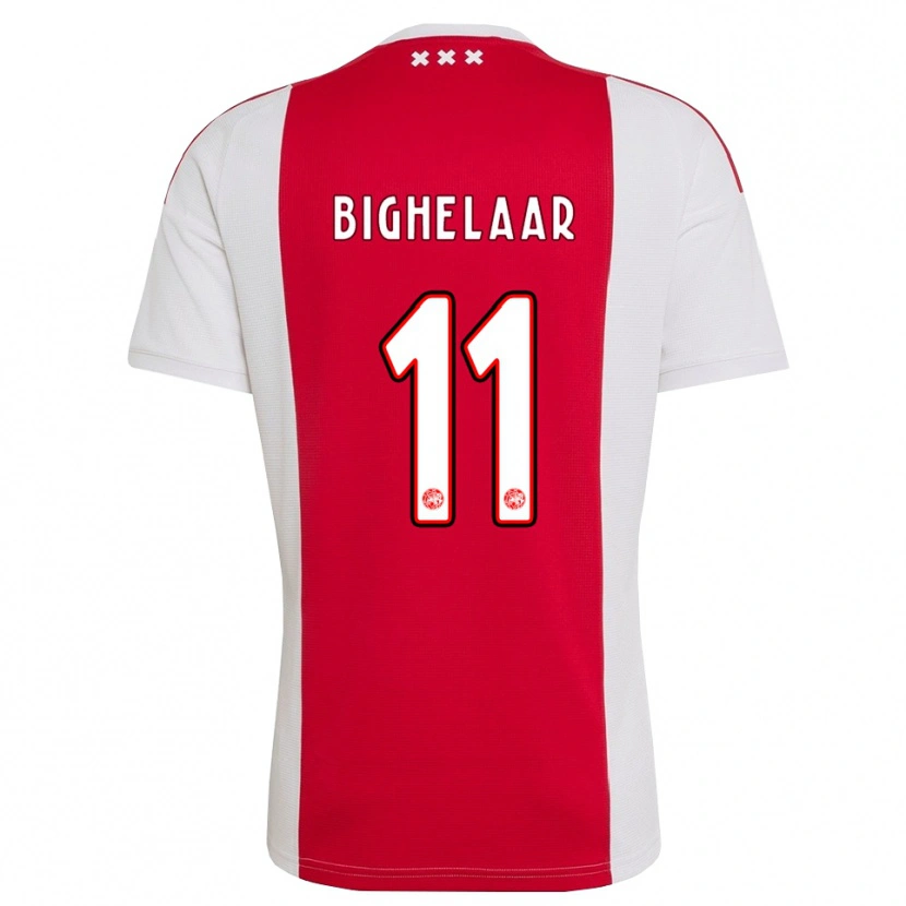 Danxen Herren Marjolijn Van Den Bighelaar #11 Rot Weiß Gelb Heimtrikot Trikot 2026/27 T-Shirt Schweiz