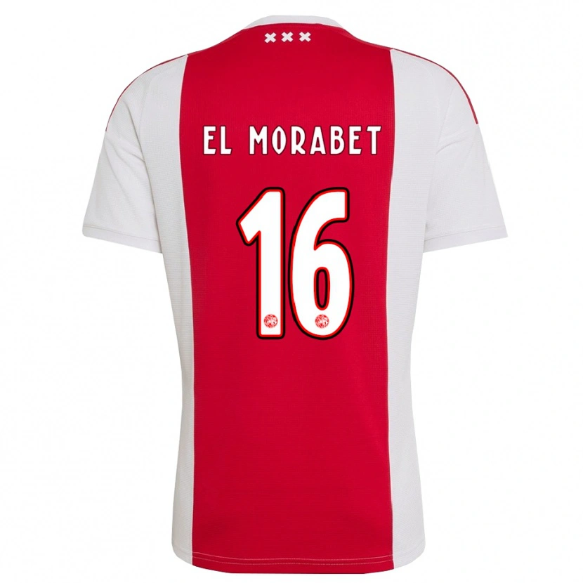 Danxen Herren Younes El Morabet #16 Rot Weiß Gelb Heimtrikot Trikot 2026/27 T-Shirt Schweiz