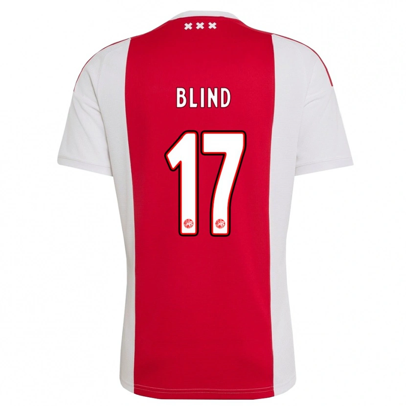 Danxen Herren Daley Blind #17 Rot Weiß Gelb Heimtrikot Trikot 2026/27 T-Shirt Schweiz