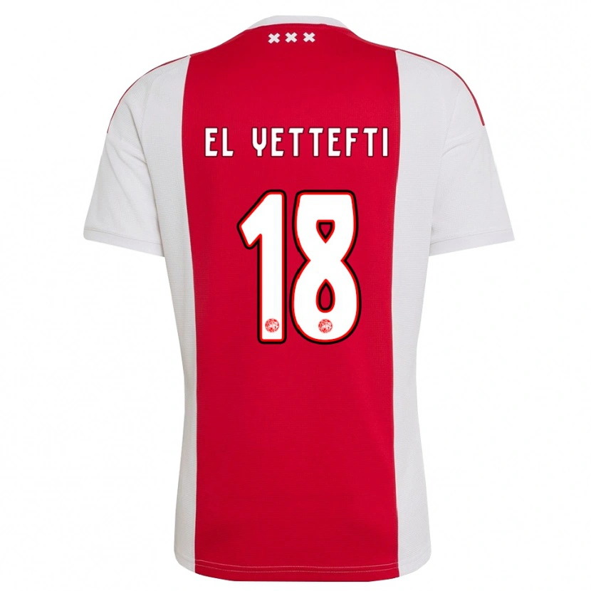 Danxen Herren Adil Amghar El Yettefti #18 Rot Weiß Gelb Heimtrikot Trikot 2026/27 T-Shirt Schweiz
