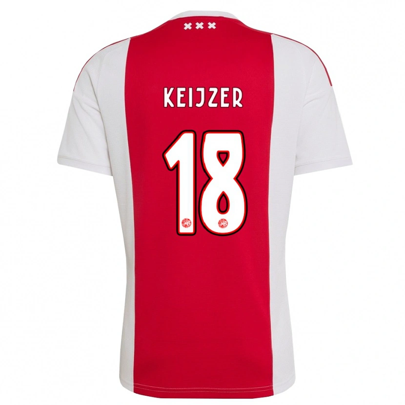 Danxen Herren Milicia Keijzer #18 Rot Weiß Gelb Heimtrikot Trikot 2026/27 T-Shirt Schweiz