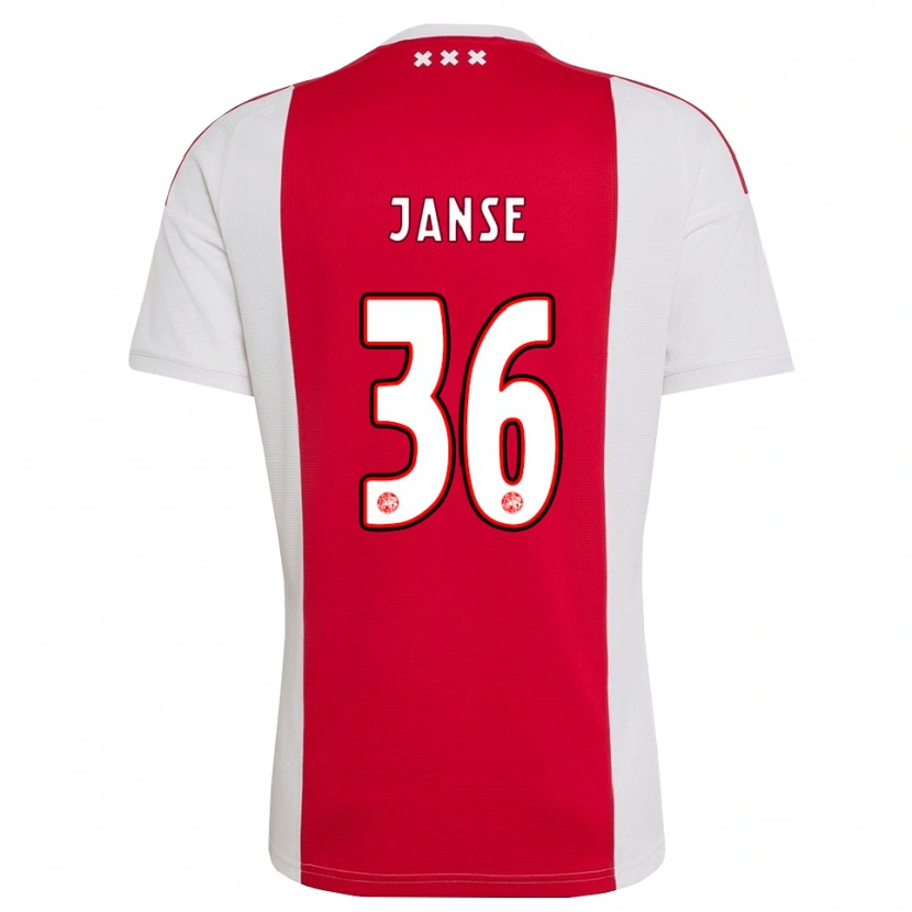 Danxen Herren Dies Janse #36 Rot Weiß Gelb Heimtrikot Trikot 2026/27 T-Shirt Schweiz