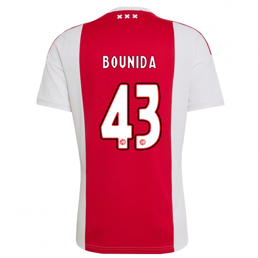 Danxen Herren Rayane Bounida #43 Rot Weiß Gelb Heimtrikot Trikot 2026/27 T-Shirt Schweiz