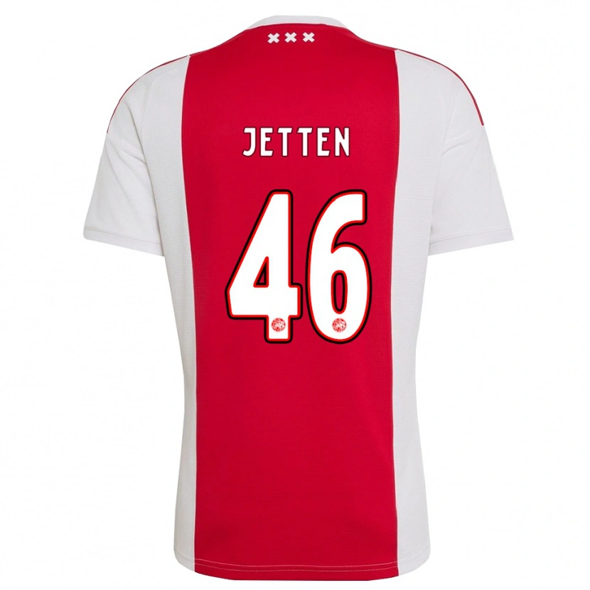 Danxen Herren Lucas Jetten #46 Rot Weiß Gelb Heimtrikot Trikot 2026/27 T-Shirt Schweiz