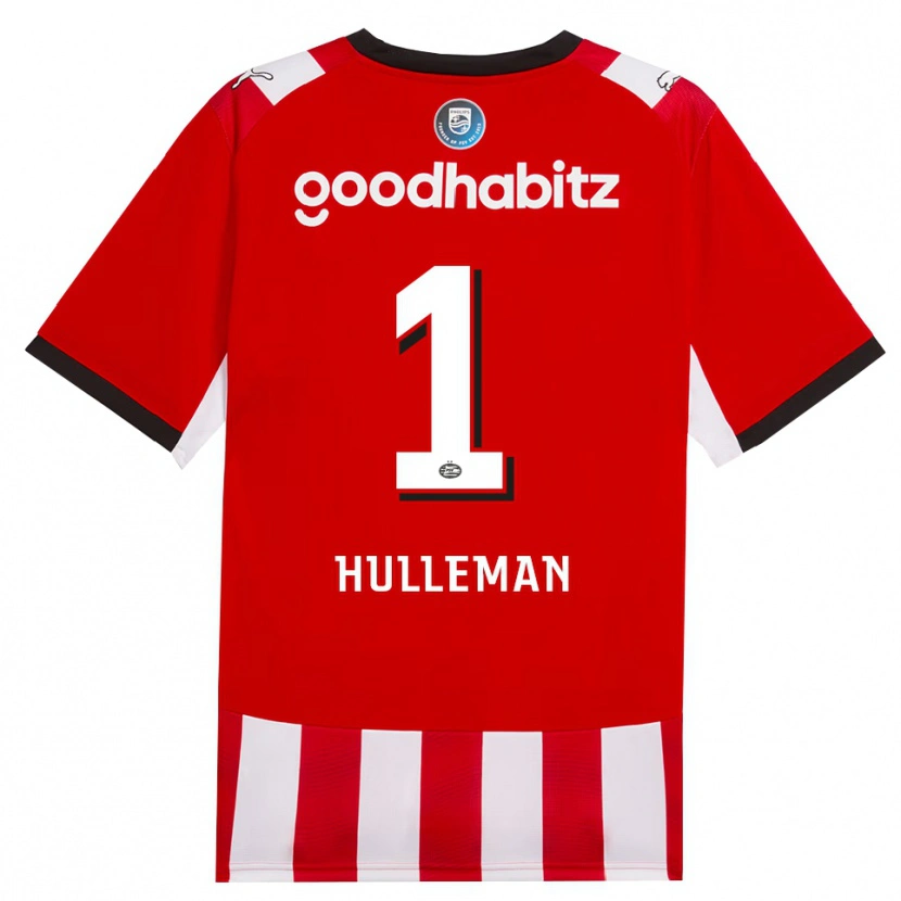 Danxen Herren Daan Hulleman #1 Rot Weiß Schwarz Heimtrikot Trikot 2026/27 T-Shirt Schweiz