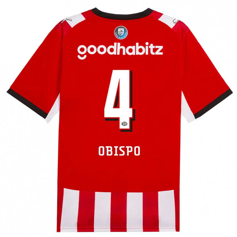 Danxen Herren Armando Obispo #4 Rot Weiß Schwarz Heimtrikot Trikot 2026/27 T-Shirt Schweiz