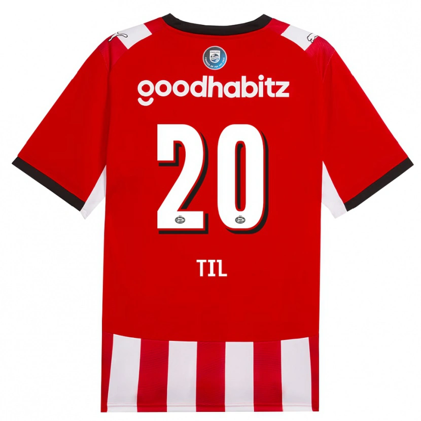 Danxen Herren Guus Til #20 Rot Weiß Schwarz Heimtrikot Trikot 2026/27 T-Shirt Schweiz