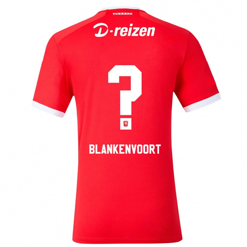Danxen Herren Rens Blankenvoort #0 Rot Weiß Heimtrikot Trikot 2026/27 T-Shirt Schweiz