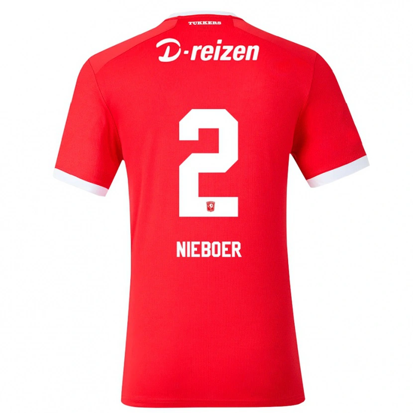 Danxen Herren Oliver Nieboer #2 Rot Weiß Heimtrikot Trikot 2026/27 T-Shirt Schweiz