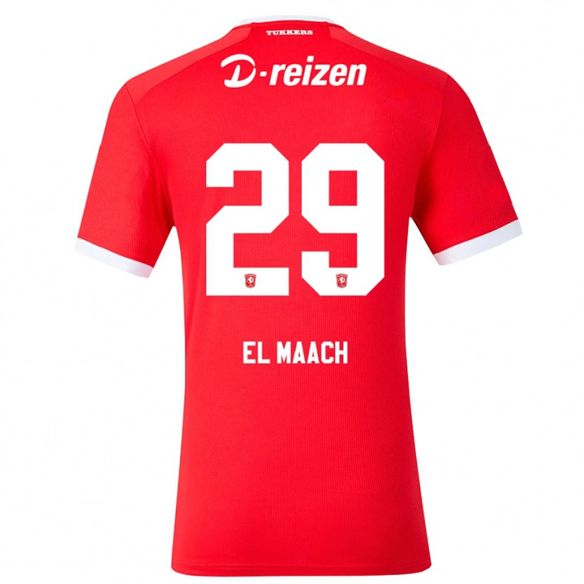 Danxen Herren Issam El Maach #29 Rot Weiß Heimtrikot Trikot 2026/27 T-Shirt Schweiz