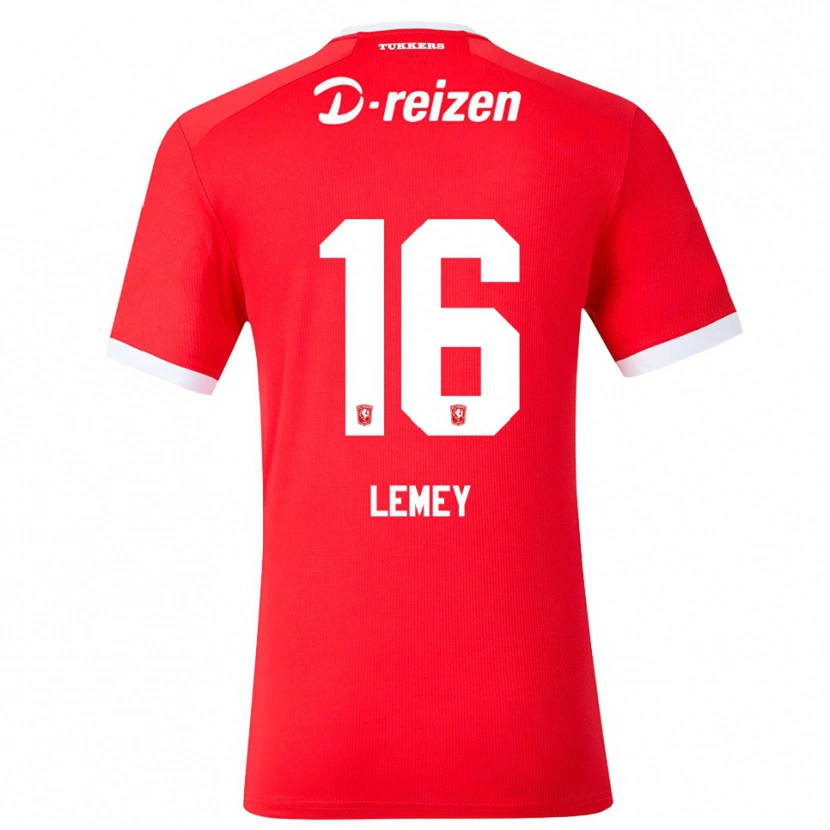 Danxen Herren Diede Lemey #16 Rot Weiß Heimtrikot Trikot 2026/27 T-Shirt Schweiz