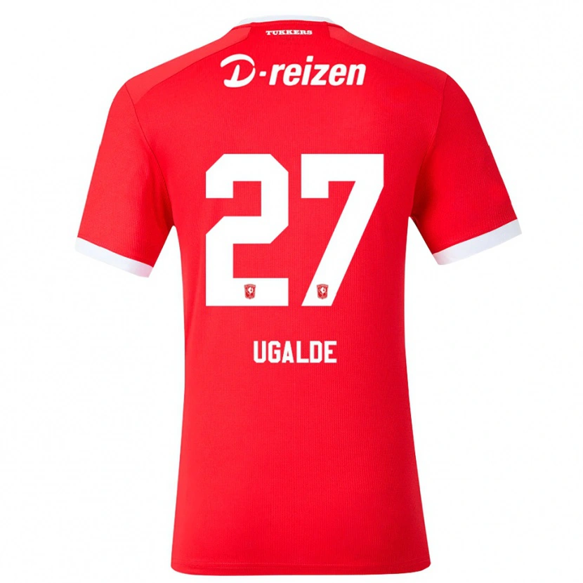 Danxen Herren Manfred Ugalde #27 Rot Weiß Heimtrikot Trikot 2026/27 T-Shirt Schweiz