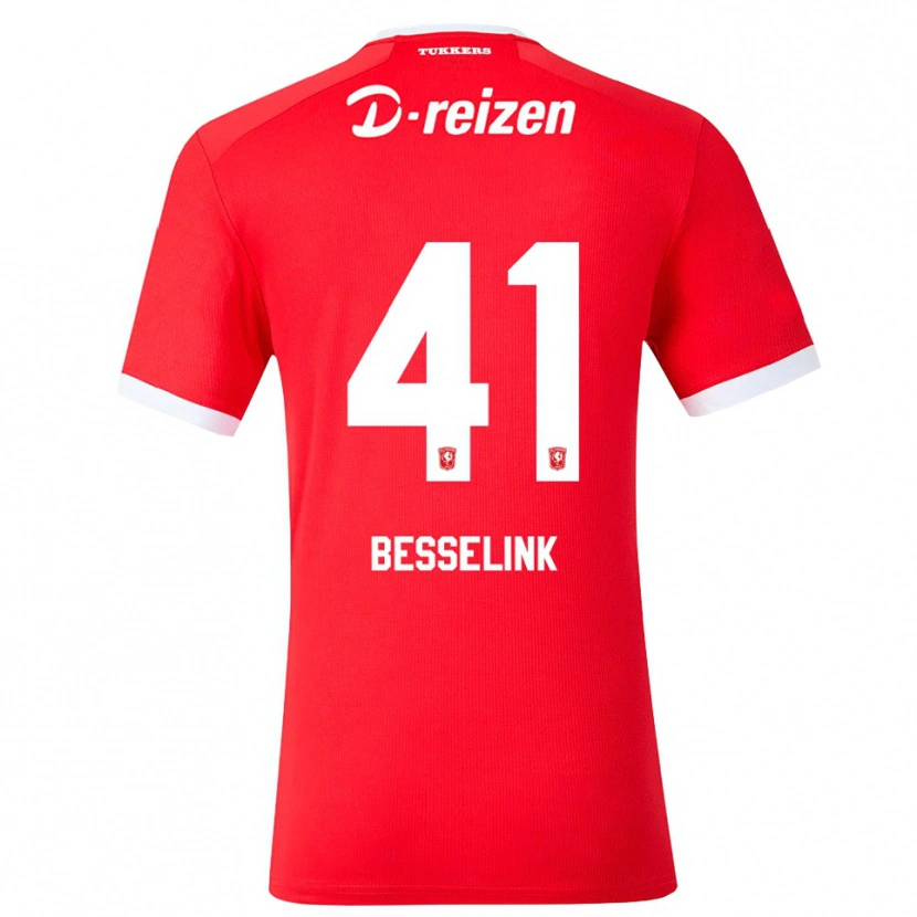 Danxen Herren Gijs Besselink #41 Rot Weiß Heimtrikot Trikot 2026/27 T-Shirt Schweiz