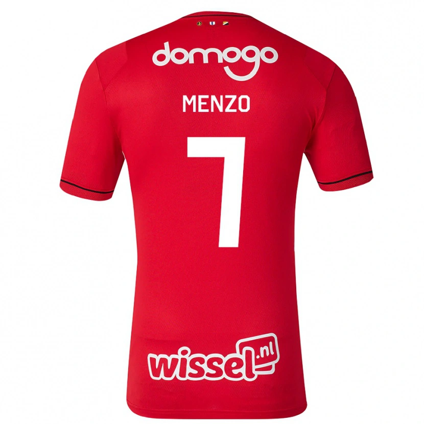 Danxen Herren Björn Menzo #7 Rot Weiß Schwarz Heimtrikot Trikot 2026/27 T-Shirt Schweiz