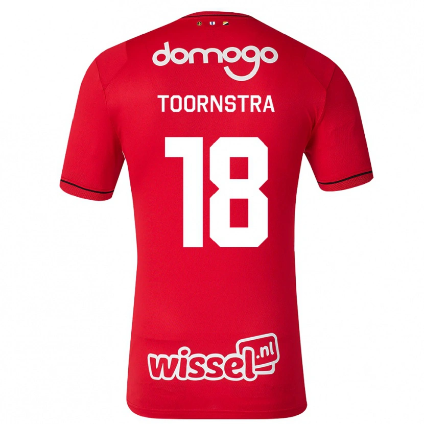 Danxen Herren Jens Toornstra #18 Rot Weiß Schwarz Heimtrikot Trikot 2026/27 T-Shirt Schweiz