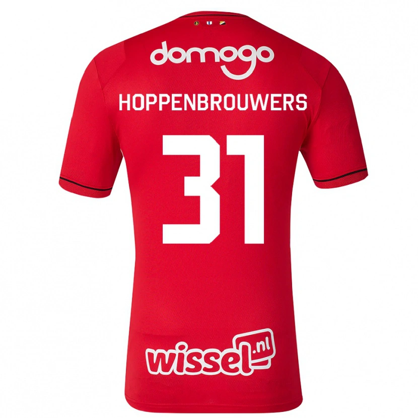 Danxen Herren Mike Hoppenbrouwers #31 Rot Weiß Schwarz Heimtrikot Trikot 2026/27 T-Shirt Schweiz