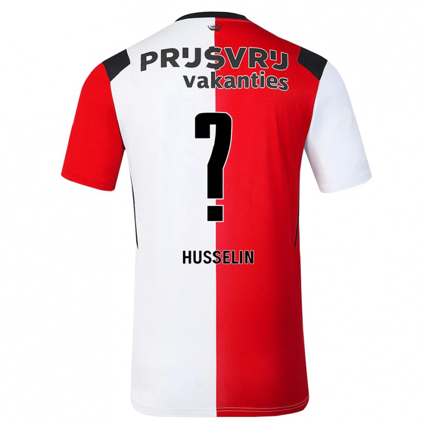 Danxen Herren Mateo Husselin #0 Rot Weiß Schwarz Heimtrikot Trikot 2026/27 T-Shirt Schweiz