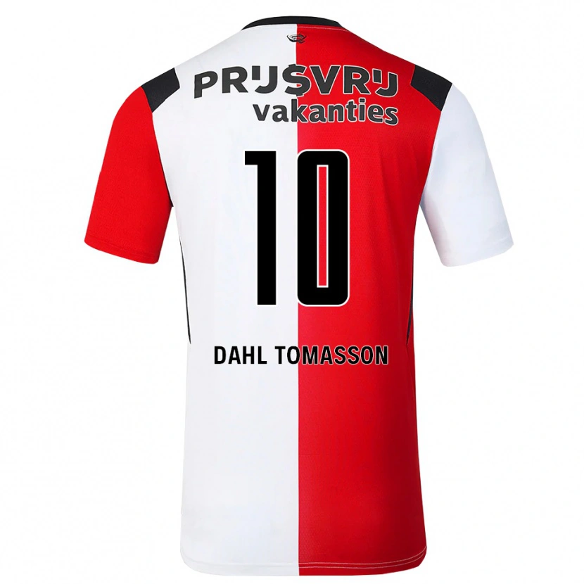 Danxen Herren Luca Dahl Tomasson #10 Rot Weiß Schwarz Heimtrikot Trikot 2026/27 T-Shirt Schweiz