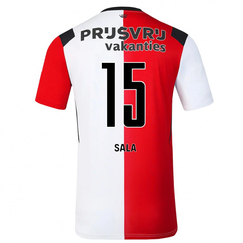 Danxen Herren Nicolas Sala #15 Rot Weiß Schwarz Heimtrikot Trikot 2026/27 T-Shirt Schweiz