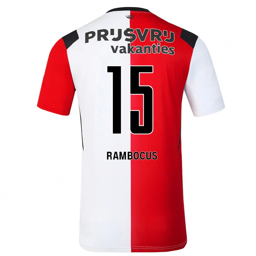 Danxen Herren Diego Rambocus #15 Rot Weiß Schwarz Heimtrikot Trikot 2026/27 T-Shirt Schweiz